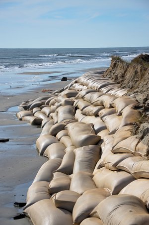 coastal erosion